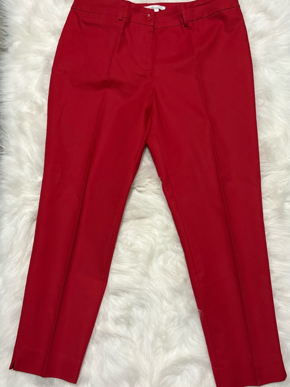 cleo Vibrant Red Tailored Women's Pants